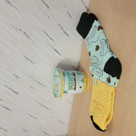 Main & Local | Mint Chocolate Chip Socks | New | - Picture 4 of 6